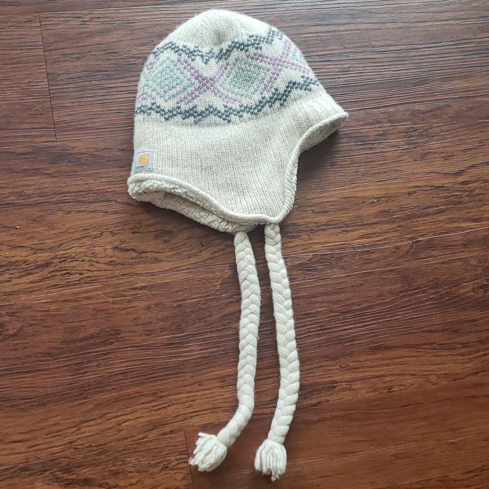 Carhartt Kids Wool Chic Cozy Preppy Outdoor Winter Trendy Knit Hat One Size